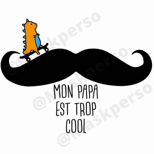 Tee-shirt Papa Moustachu