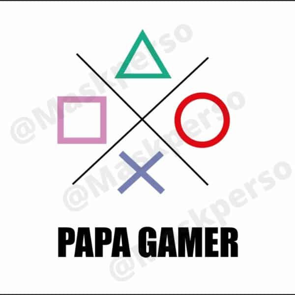 Porte monnaie Papa Gamer