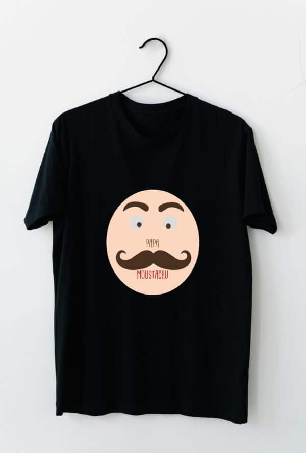 Tee-shirt personnalisé pour papa - Moustachu