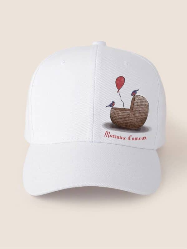 Casquette personnalisée demande marraine d'amour