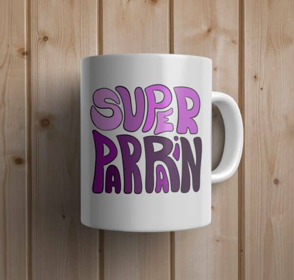 Mug personnalisé parrain écriture