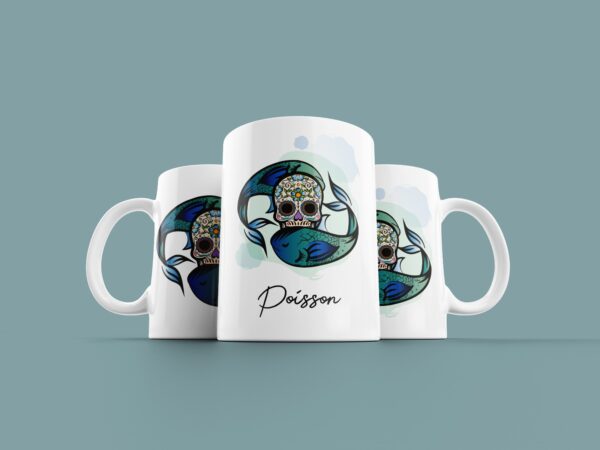 Tasse signe Poisson Calavera