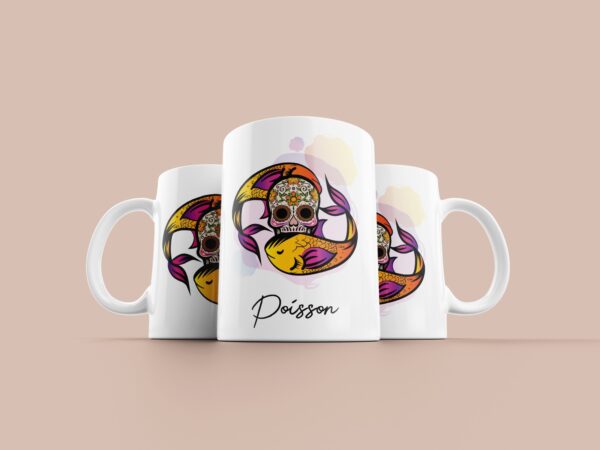 Tasse signe Poisson Calavera