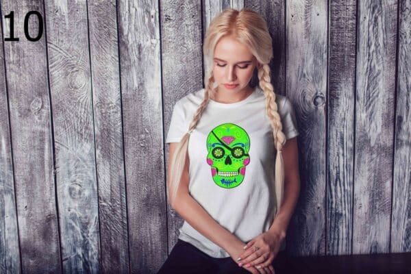 T-shirt Femme Skull Art