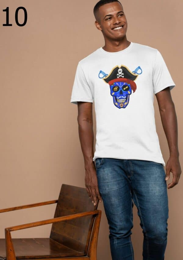 T-shirt Mixte Skull Art