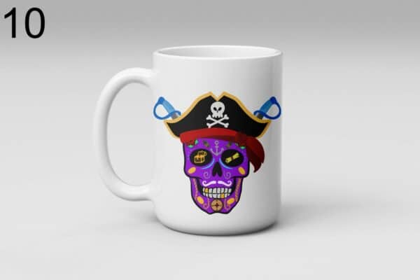 Mug Skull art