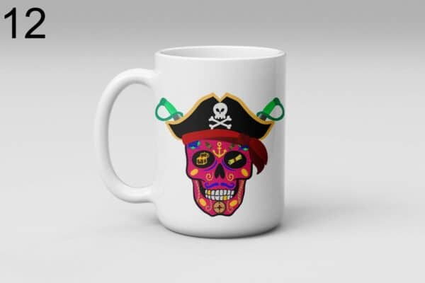 Mug Skull art