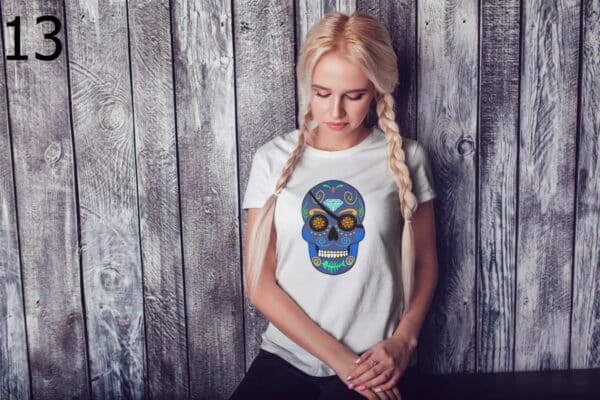 T-shirt Femme Skull Art