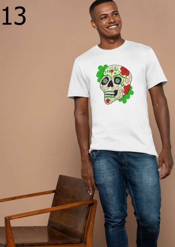 T-shirt Mixte Skull Art