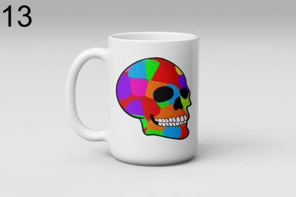 Mug Skull art