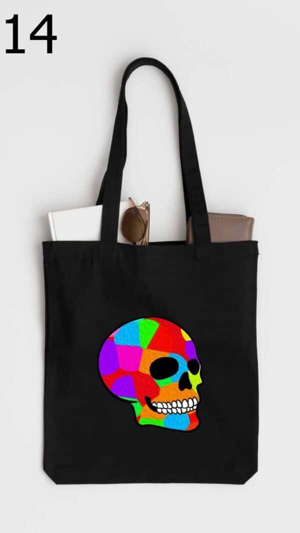 Tote Bags Skull Art