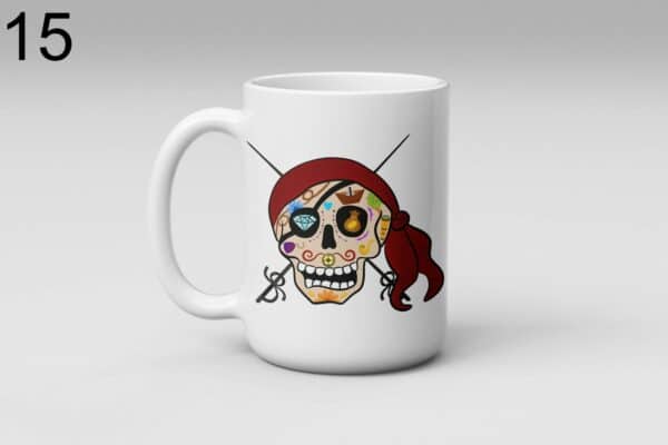 Mug Skull art