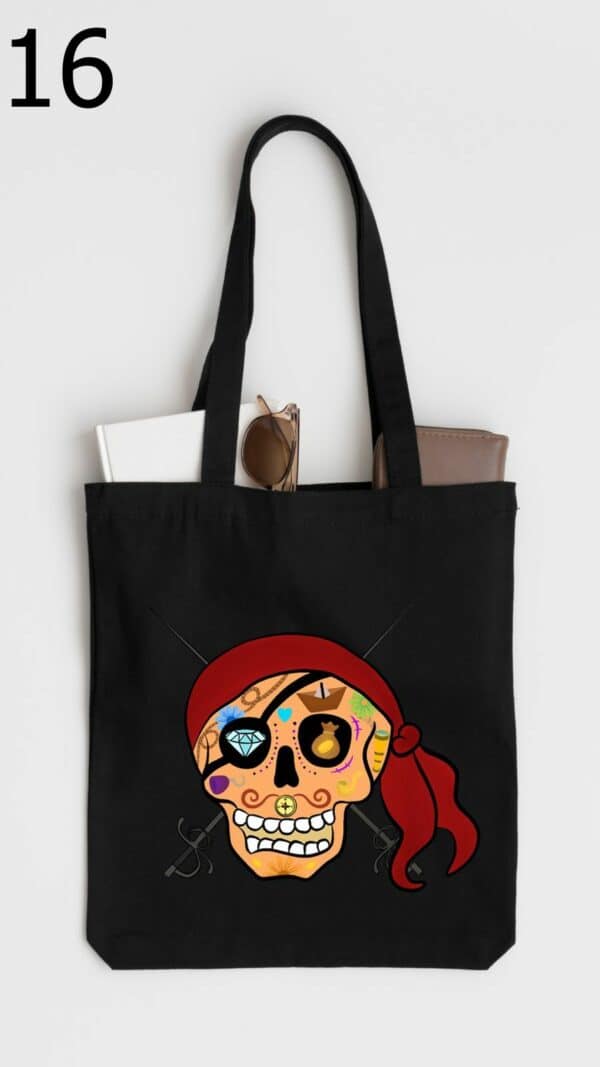 Tote Bags Skull Art