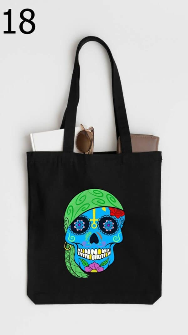 Tote Bags Skull Art