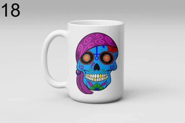 Mug Skull art