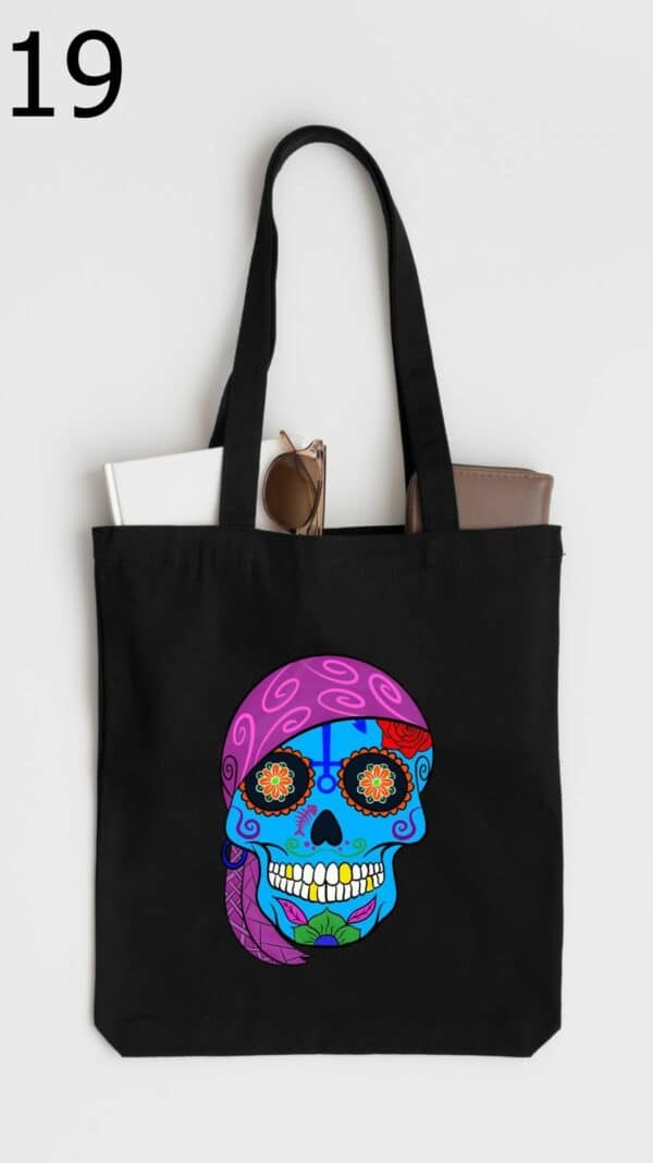 Tote Bags Skull Art