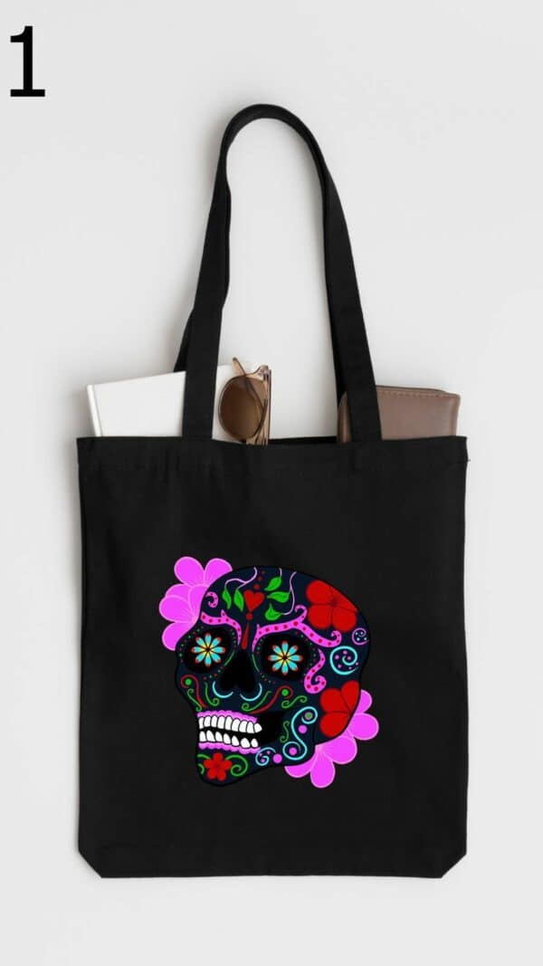 Tote Bags Skull Art