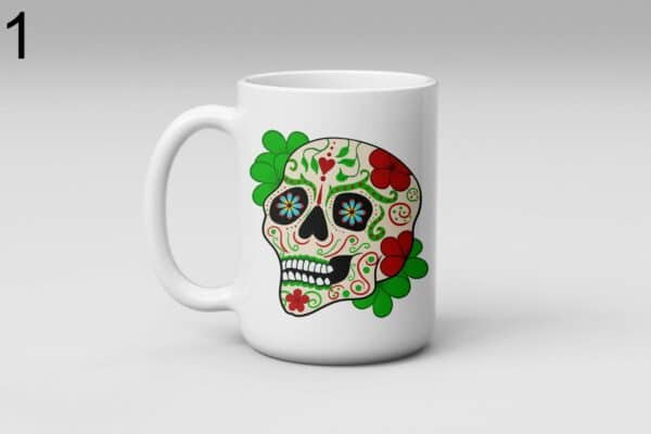 Mug Skull art