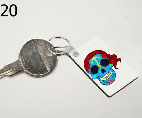 Porte-Clés Skull Art