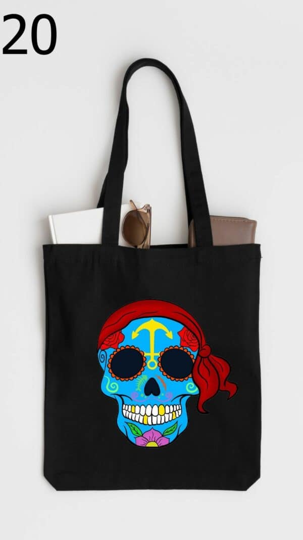 Tote Bags Skull Art