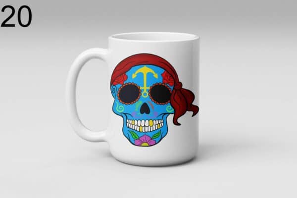 Mug Skull art