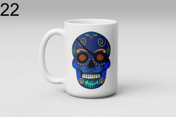 Mug Skull art