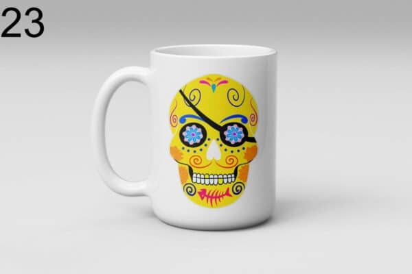 Mug Skull art