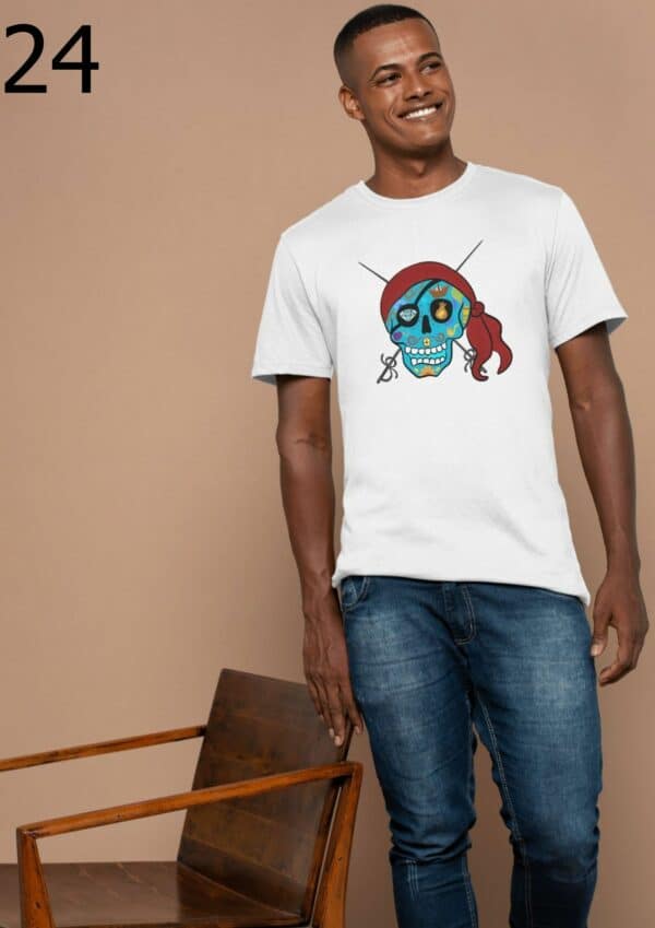 T-shirt Mixte Skull Art