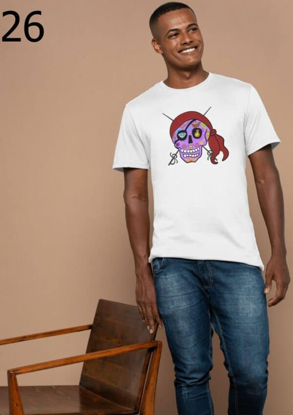 T-shirt Mixte Skull Art