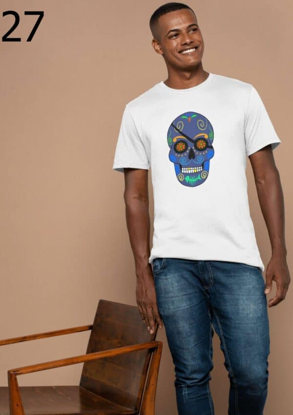 T-shirt Mixte Skull Art