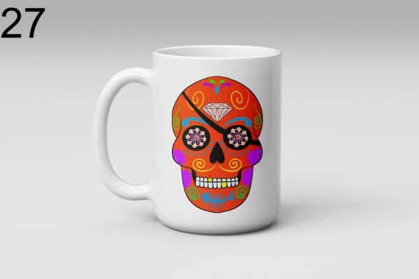 Mug Skull art