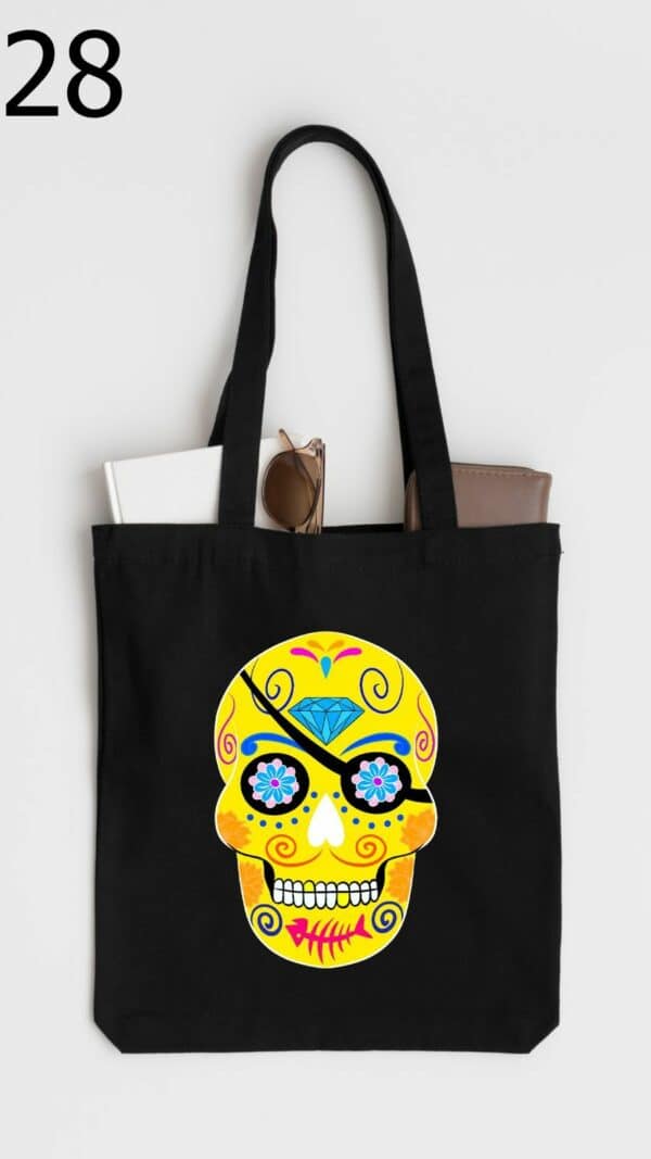 Tote Bags Skull Art