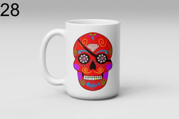 Mug Skull art