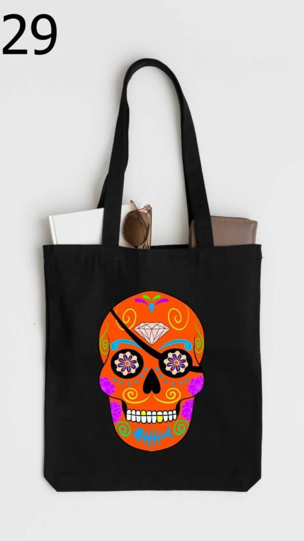 Tote Bags Skull Art