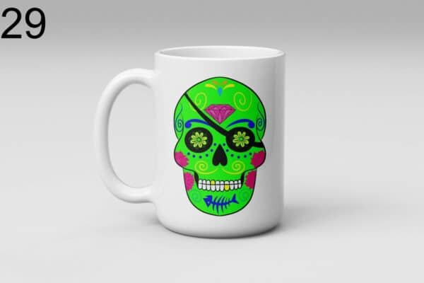 Mug Skull art