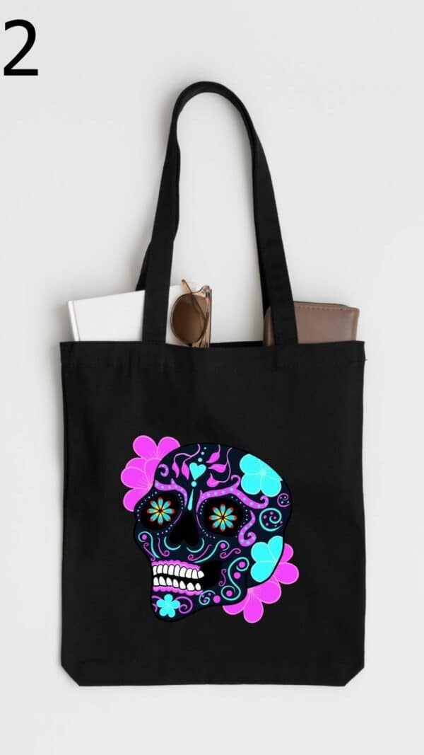 Tote Bags Skull Art