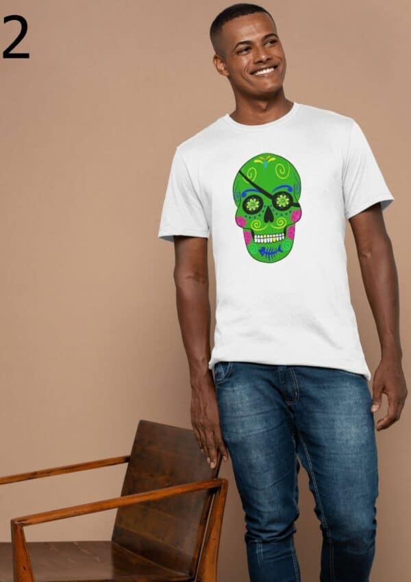 T-shirt Mixte Skull Art