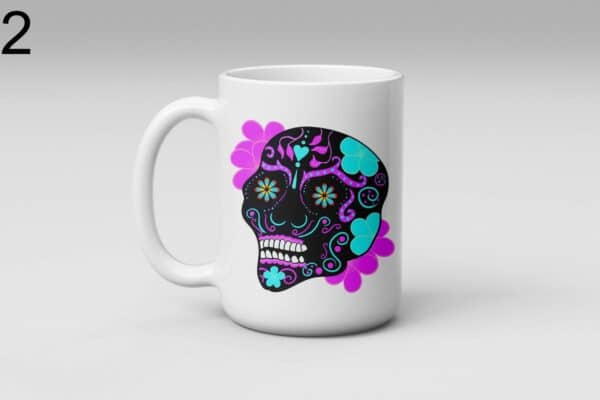 Mug Skull art