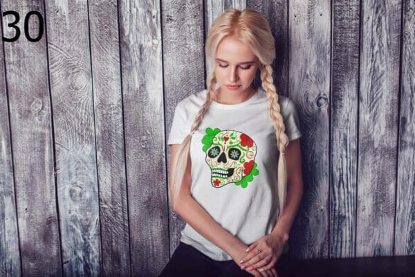 T-shirt Femme Skull Art