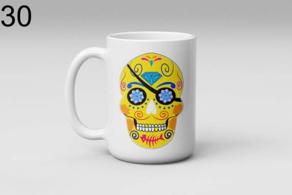 Mug Skull art