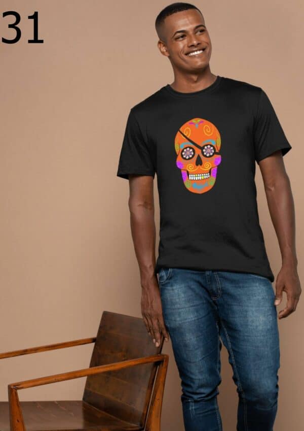 T-shirt Mixte Skull Art