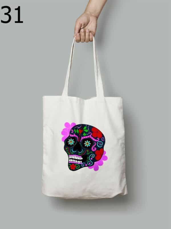 Tote Bags Skull Art