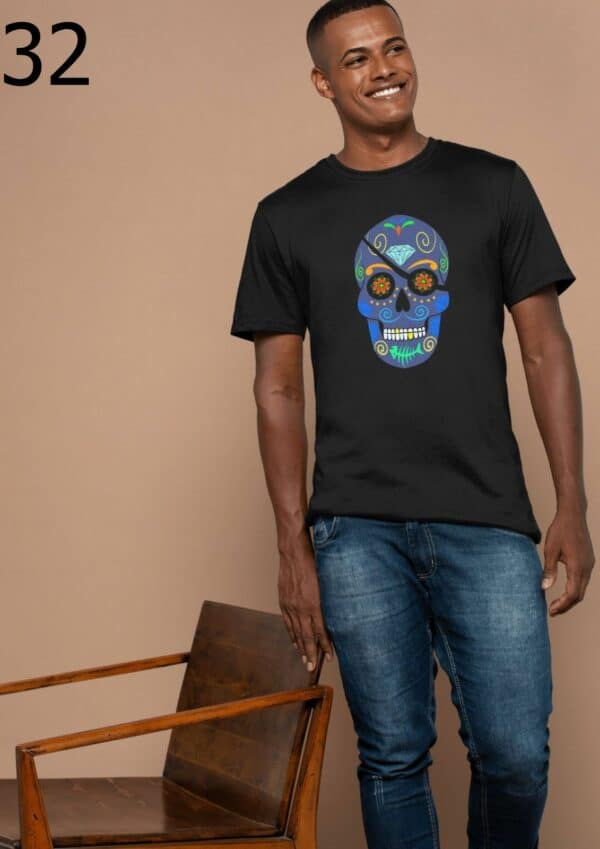 T-shirt Mixte Skull Art