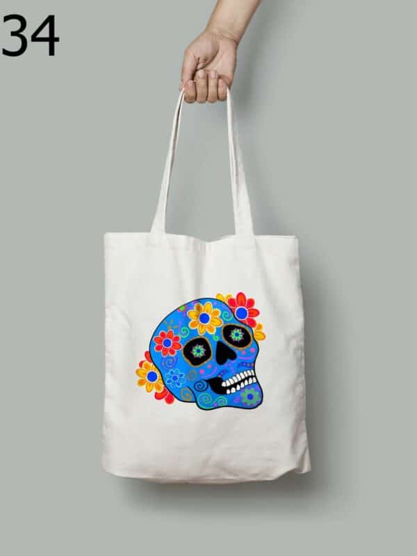 Tote Bags Skull Art