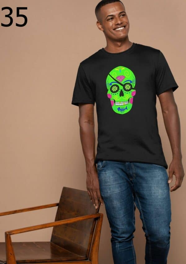 T-shirt Mixte Skull Art