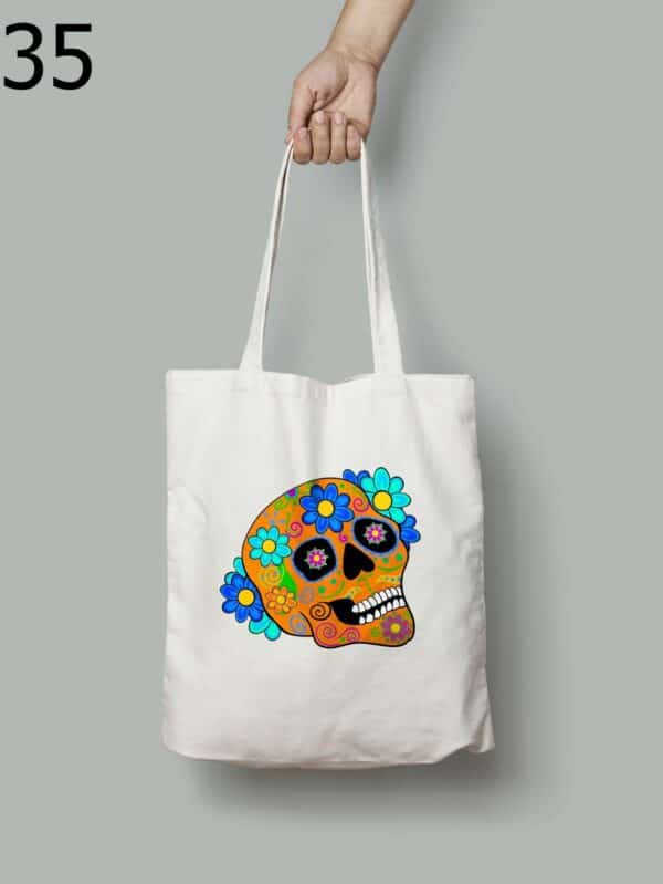 Tote Bags Skull Art