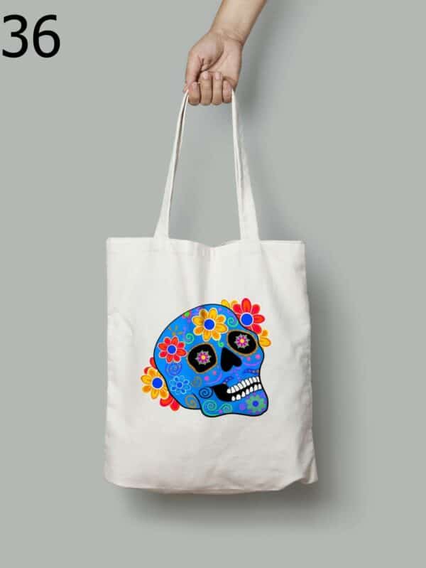 Tote Bags Skull Art