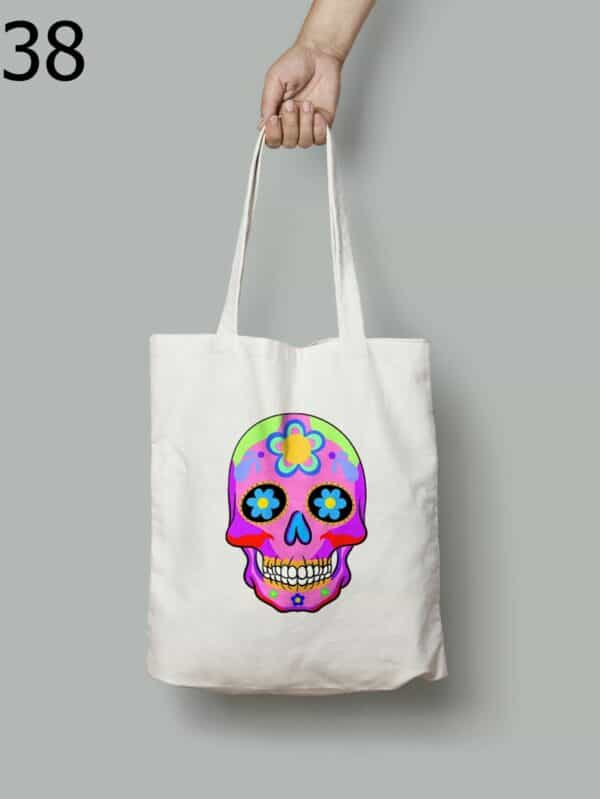 Tote Bags Skull Art