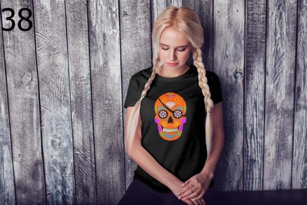 T-shirt Femme Skull Art