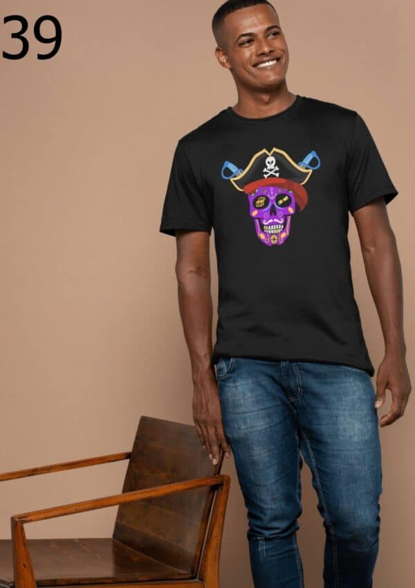 T-shirt Mixte Skull Art